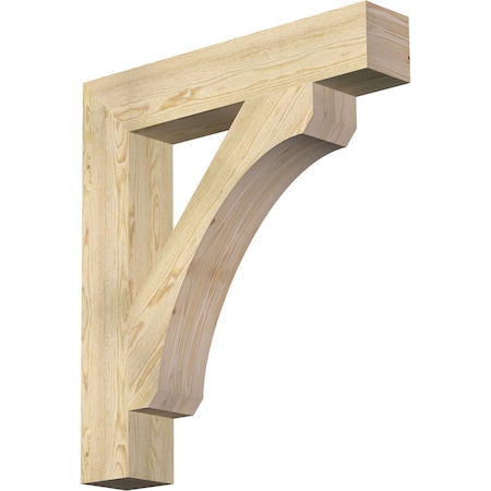 Ekena Millwork Legacy Block Rough Sawn Bracket, Douglas Fir, 6"W x 34"D x 38"H BKT06X34X38LEC05RDF